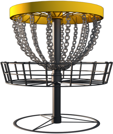 Disc Golf Basket Png (1080x565), Png Download