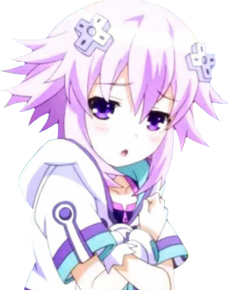 Hyperdimension Neptunia The Animation By Thegothamguardian - Transparent Hyperdimension Neptunia Neptune (820x974), Png Download