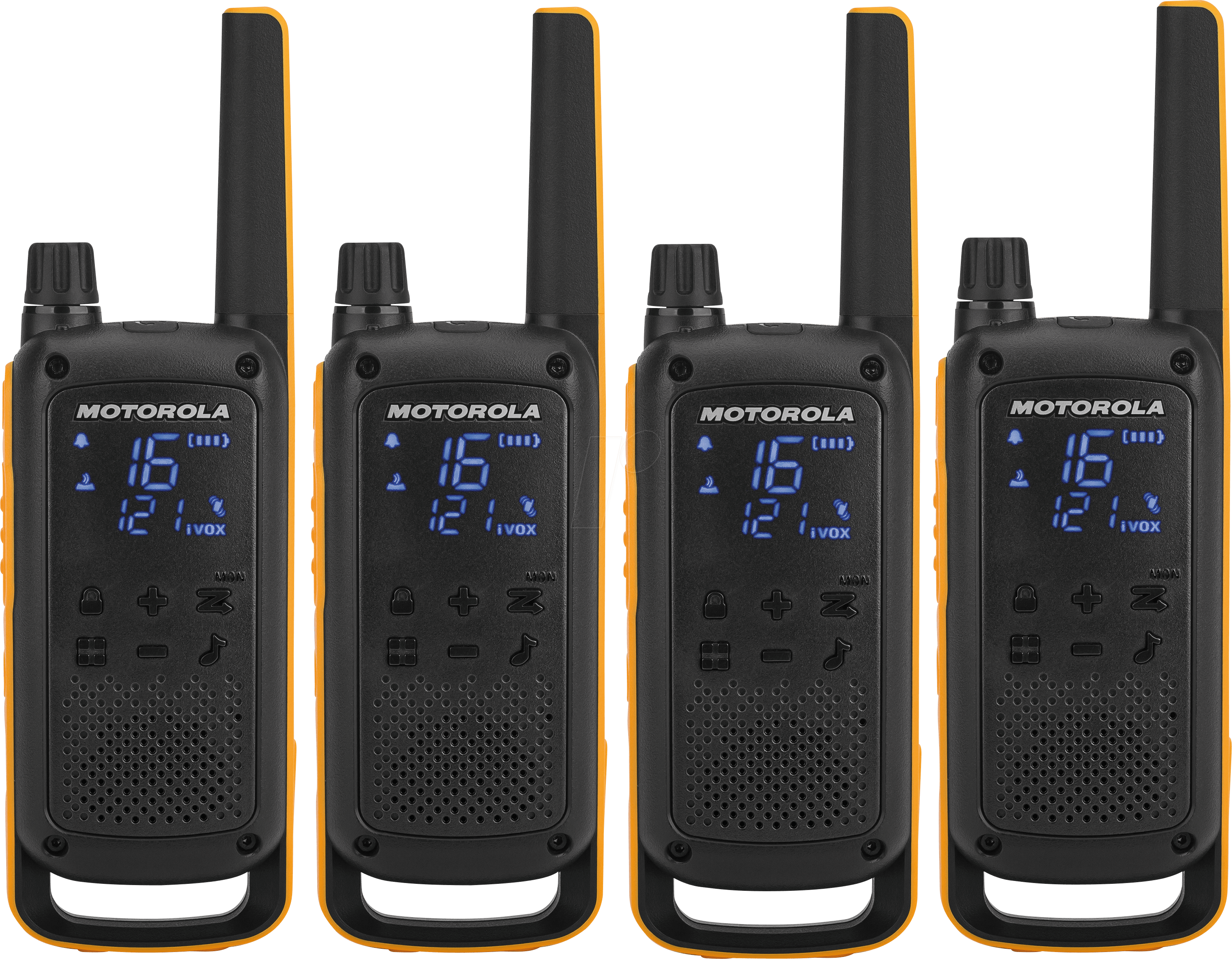 Extreme Walkie Talkies Quad Pack, Ipx4 Motorola - Motorola Tlkr T82 Extreme Quadpack (2999x2335), Png Download