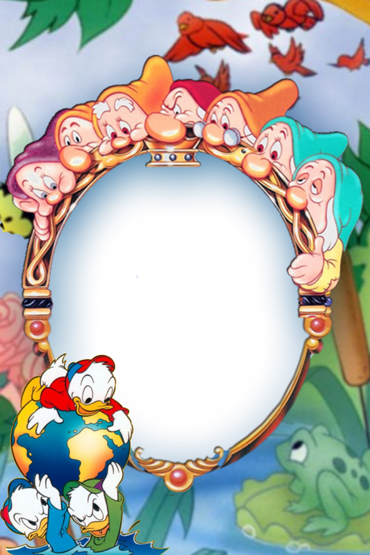 Disnryframe Briefpapier - Disney Characters (533x800), Png Download