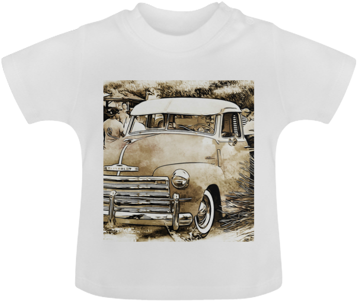Vintage Chevrolet Chevy Truck Baby Classic T-shirt - Borgward Isabella (1000x1000), Png Download