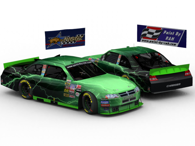 Rah132 Sprintcup Green Lighting Photo Rah132 Spoiler - Ford Sierra Rs Cosworth (640x480), Png Download