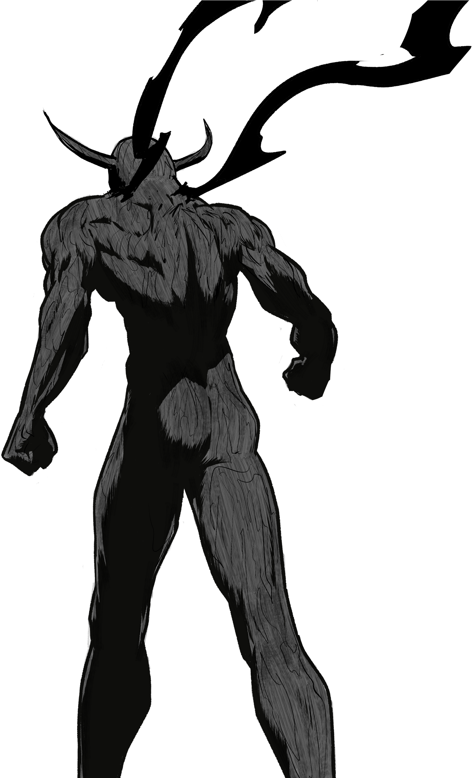 Spoiler Garou Fanart Onepunchman Transparent Background (1694x2480), Png Download