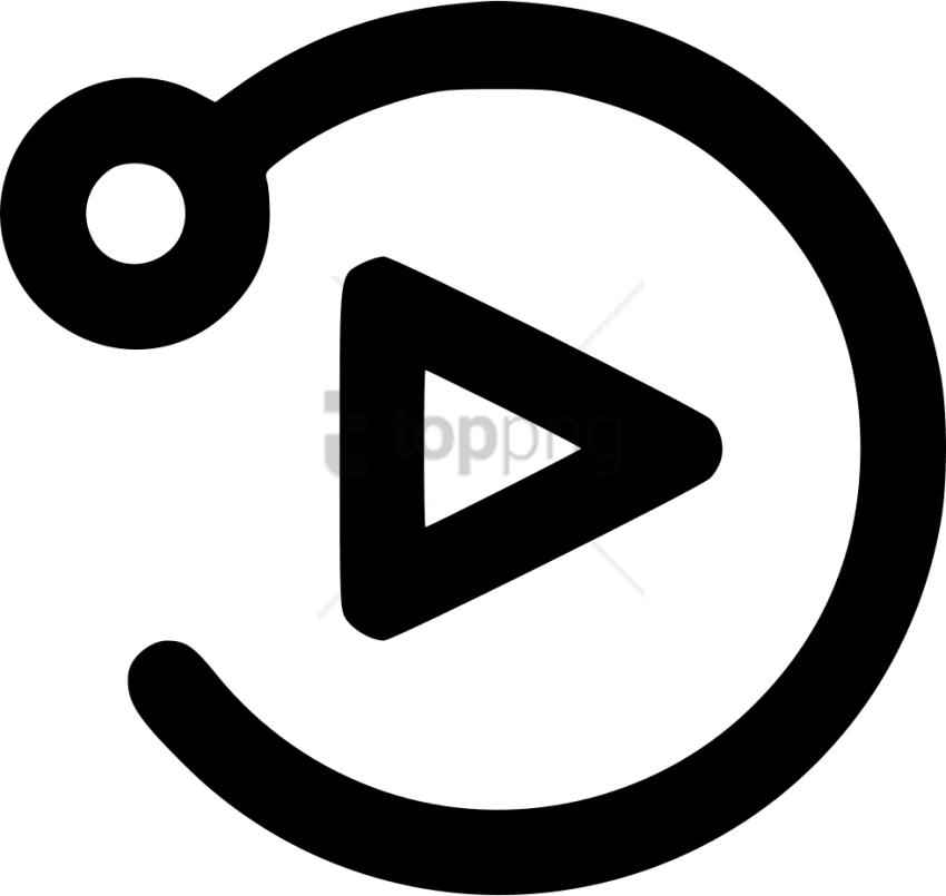 Free Png Repeat Icon Vector - Replay Vector (850x805), Png Download