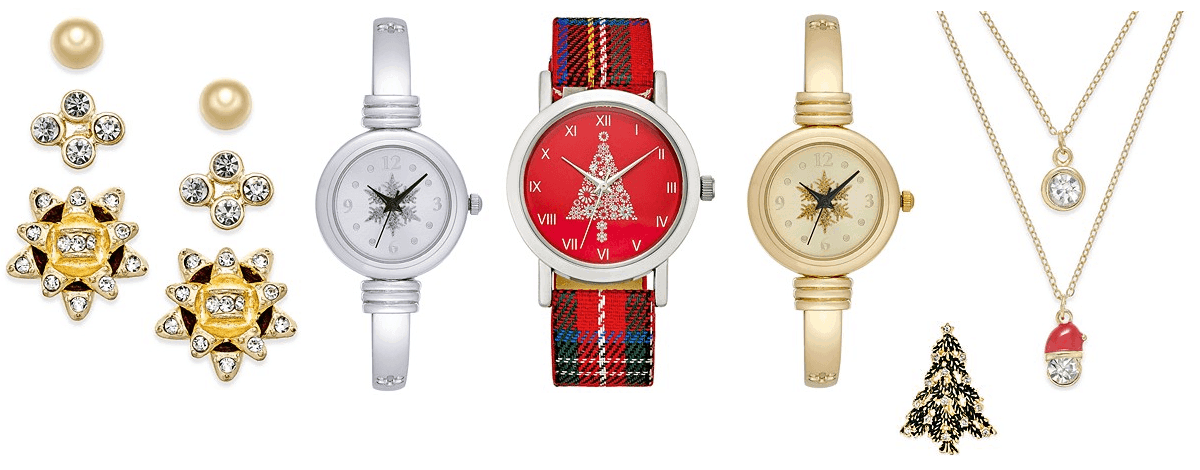 Super Cute Holiday Watches And Jewelry At Macy's - Analog Watch (1200x628), Png Download