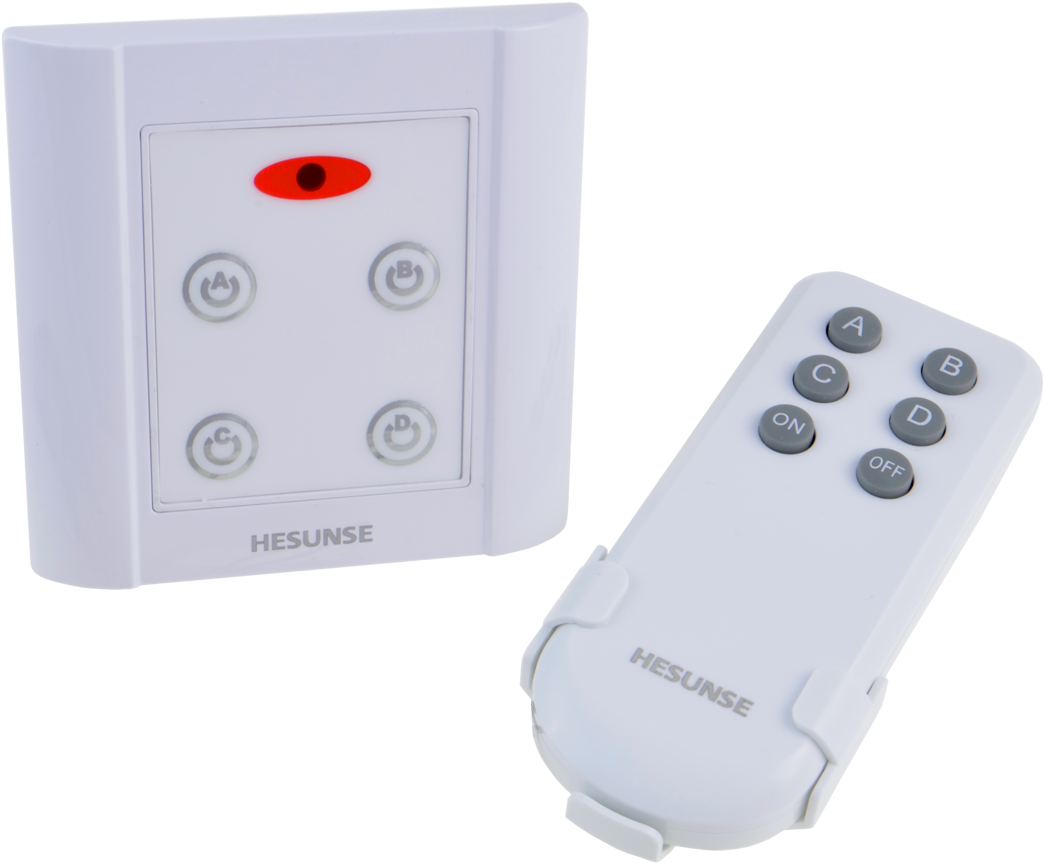 Hesunse 4-channel Remote Controlled Light Switch - Wyłącznik Na Pilota (1067x1000), Png Download