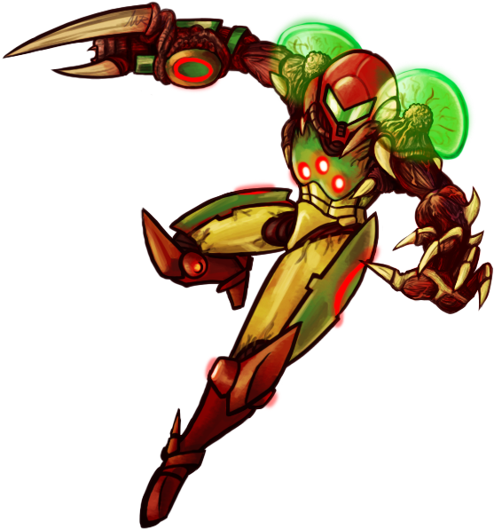 “ Much More Fleshed Out Version Of My Metroid Suit - Super Metroid Suit (618x618), Png Download