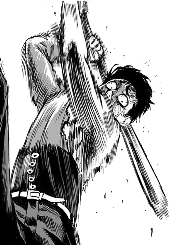 One-punch Man - Pissed Off - One Punch Man Metal Bat Rage (600x853), Png Download