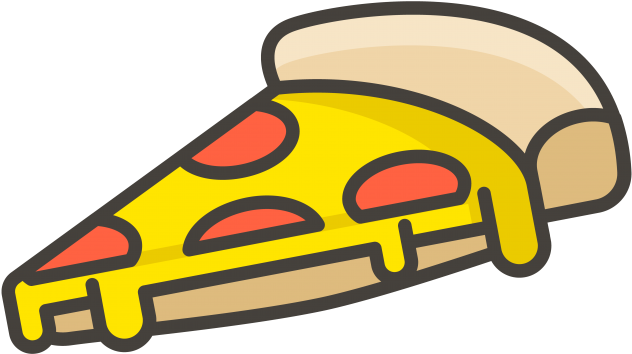 Pizza Emoji Icon (866x650), Png Download