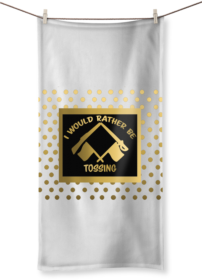 I'd Rather Be Tossing-color Guard Design ﻿sublimation - Towel (1024x1024), Png Download