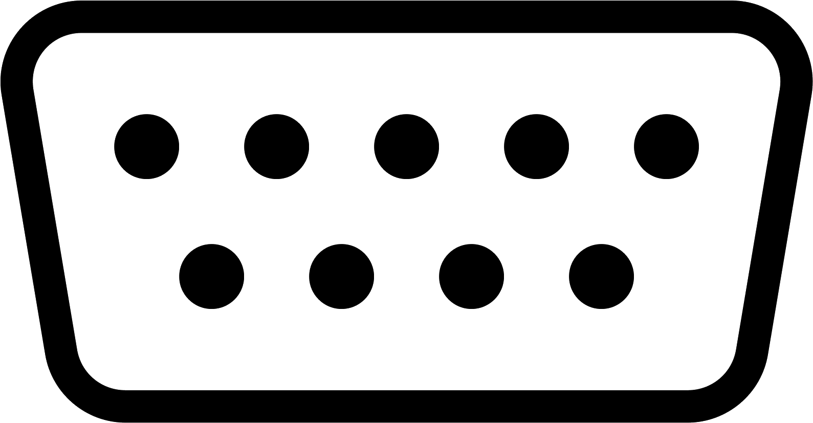 Rs232 Icon Png (1600x1600), Png Download