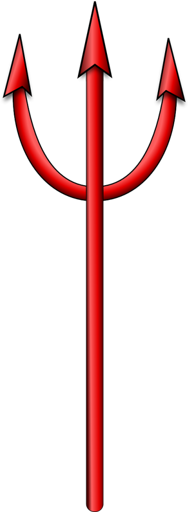 Neptune Tool Free - Devil Pitchfork Clipart (500x1000), Png Download