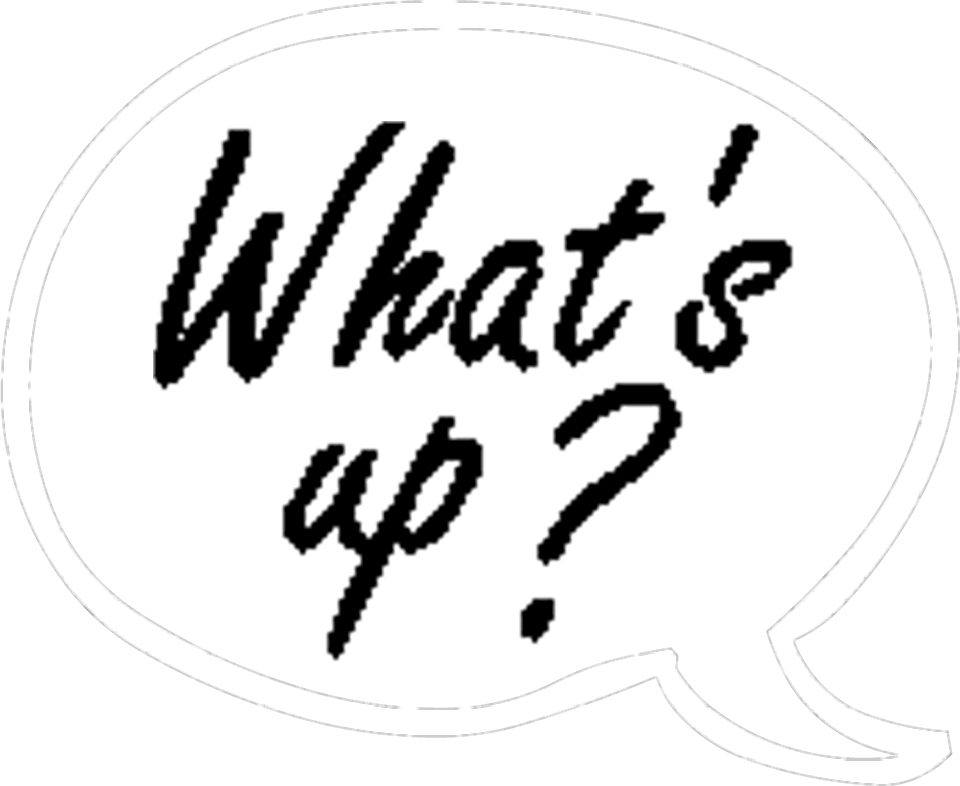 Whatsup Sticker - Calligraphy (960x786), Png Download