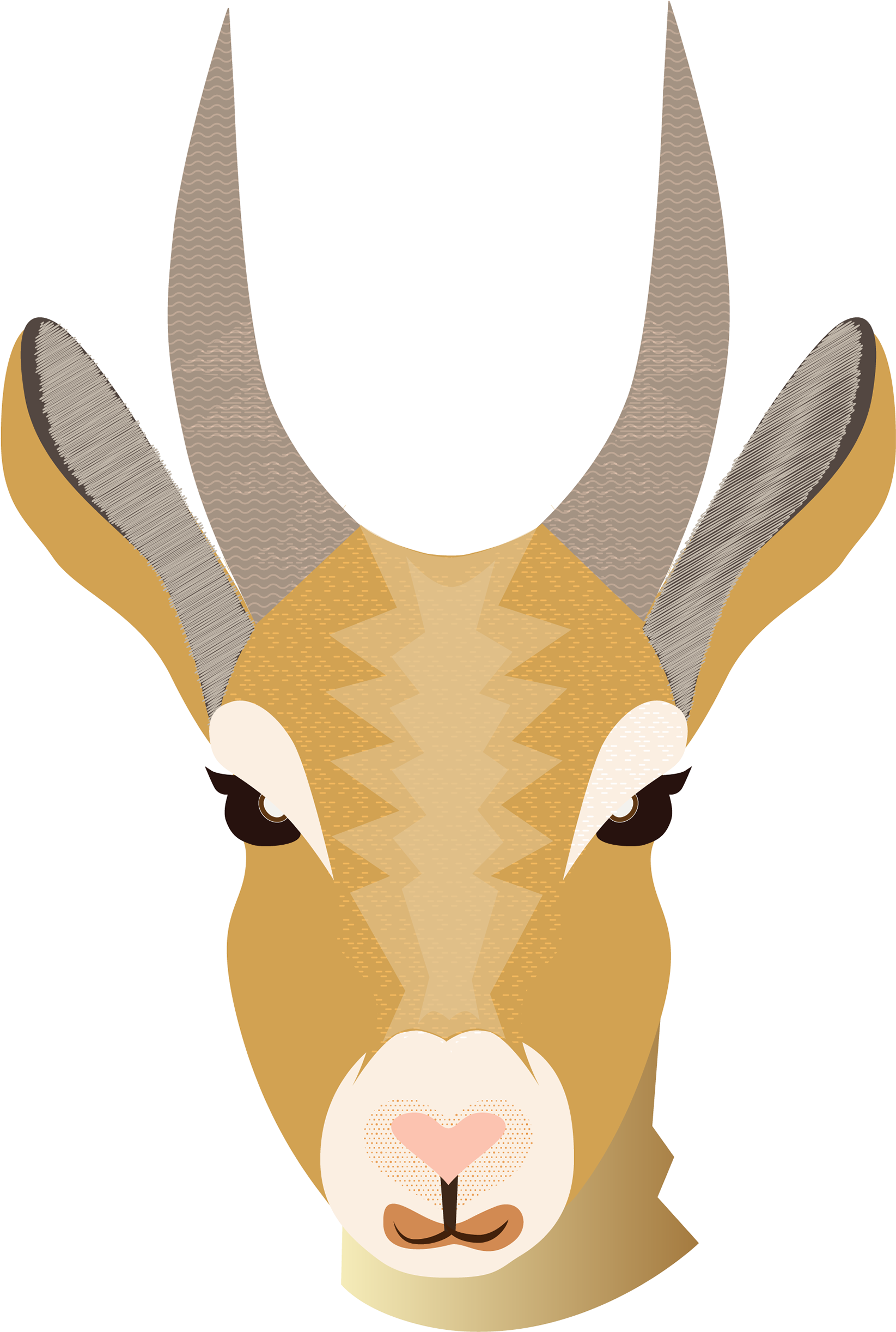 Illustrator Vector - Common Eland (1920x2698), Png Download