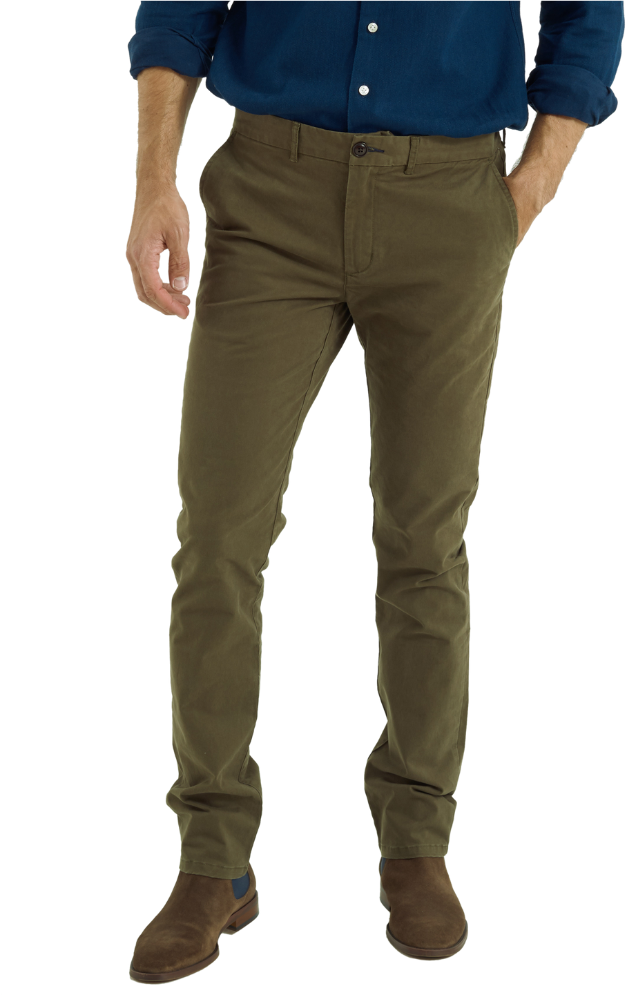 Army Green Chinos (1269x1440), Png Download