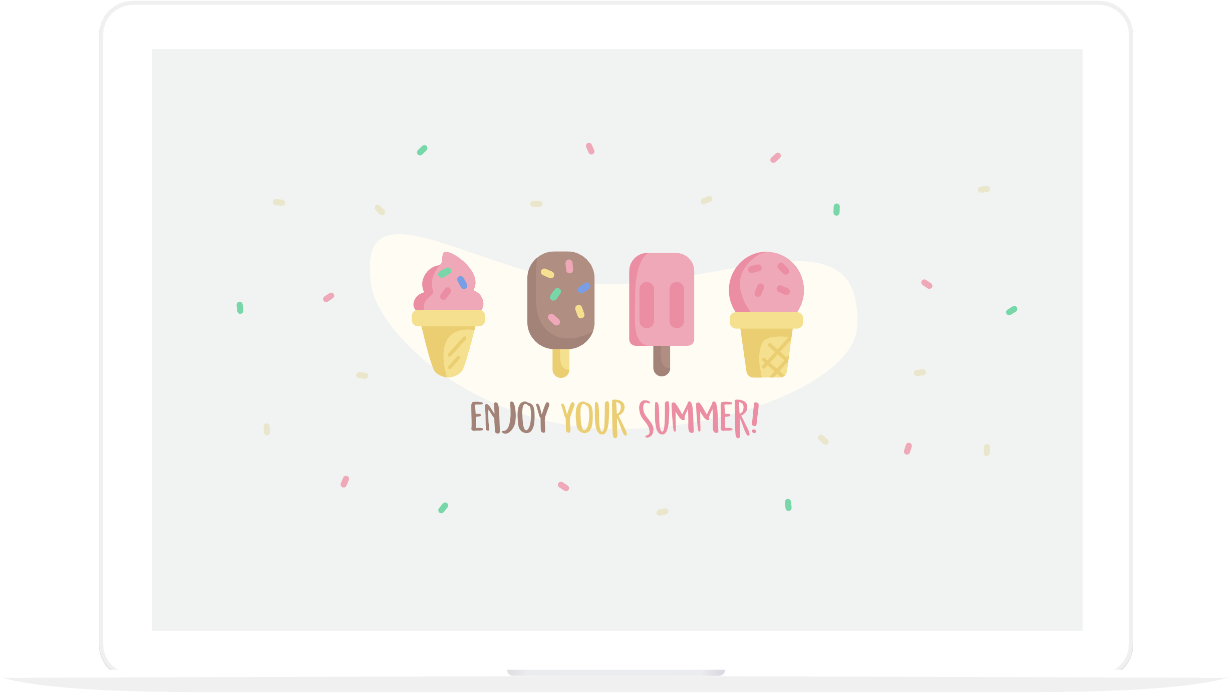 Ice Cream Wallpaper - Ice Cream Cone (1230x693), Png Download