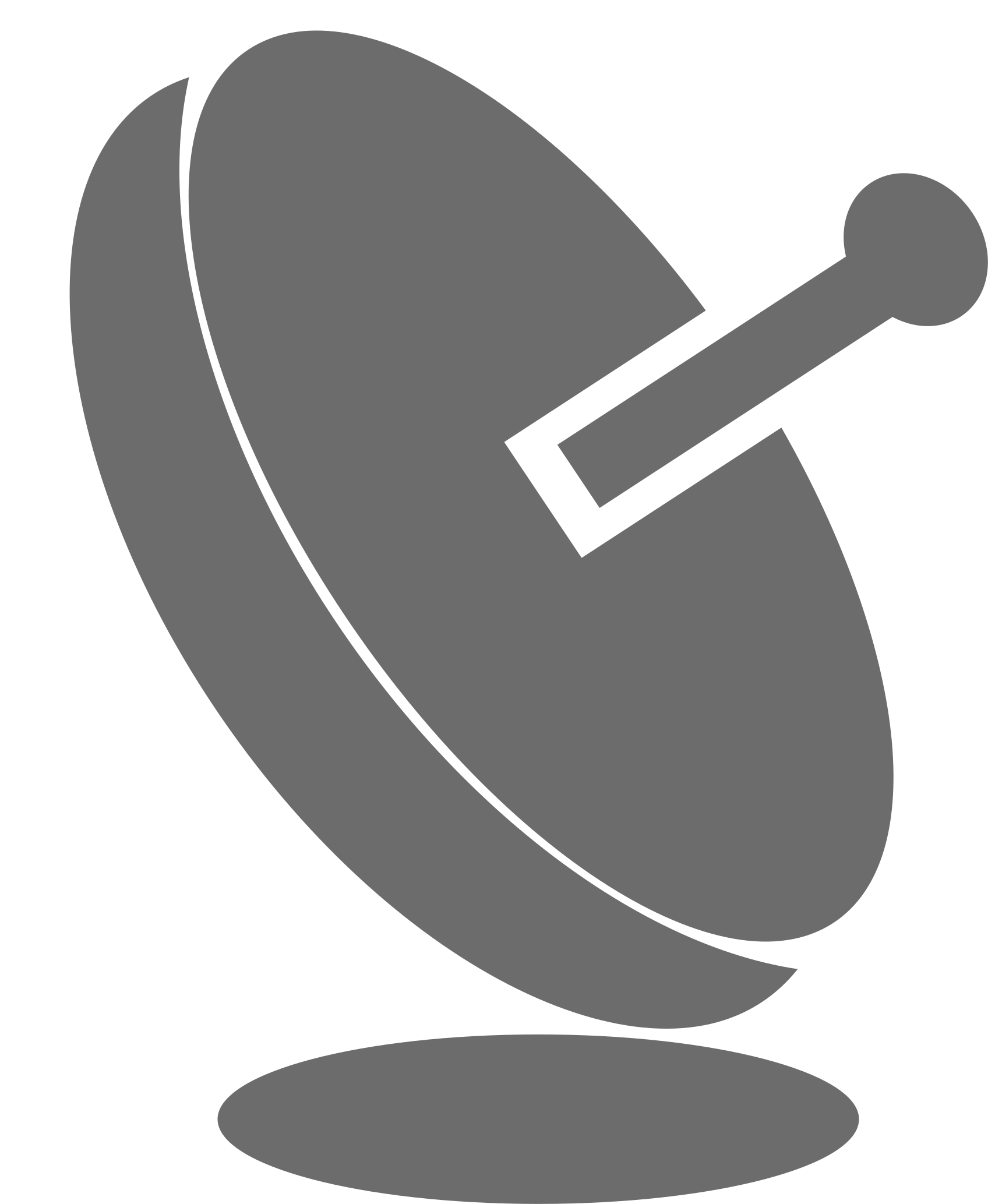 Dish Network Clipart & Clip Art - Satellite Dish Icon Png (1697x2400), Png Download