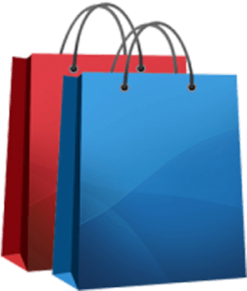 Shopping Bag Clipart Cartoon - Cartoon Shopping Bag Transparent (800x587), Png Download