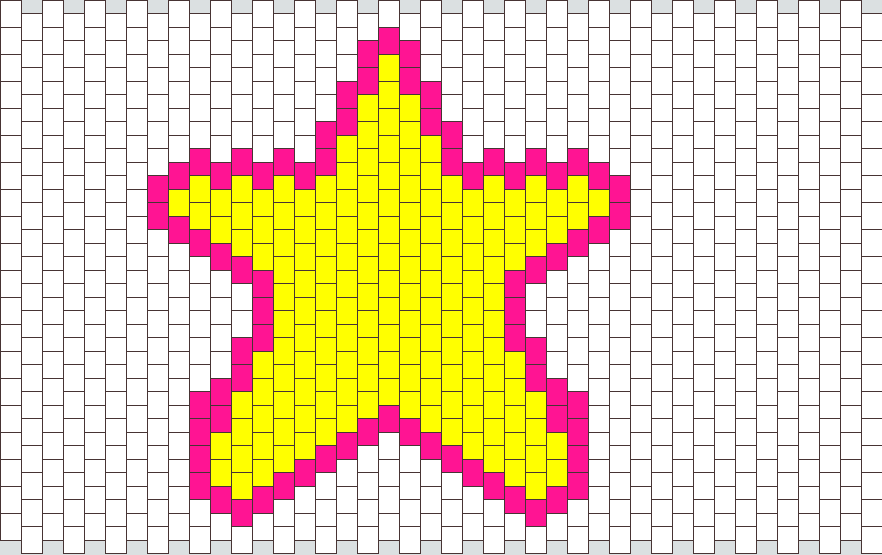 Cute Star Kandi Pattern - Animal Crossing Star Flag (882x555), Png Download