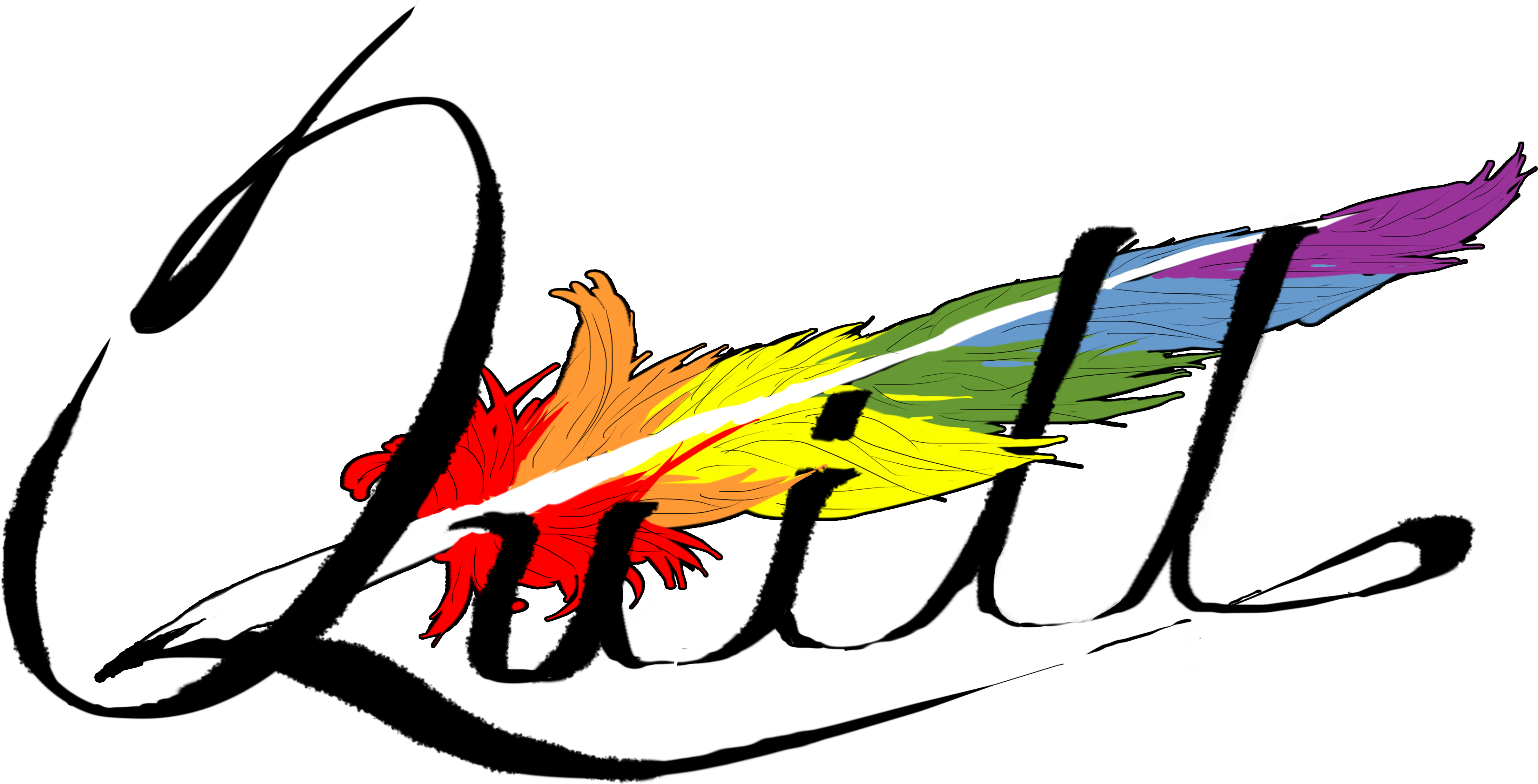 Quill Logo V3 - Gay Quill (4400x2400), Png Download