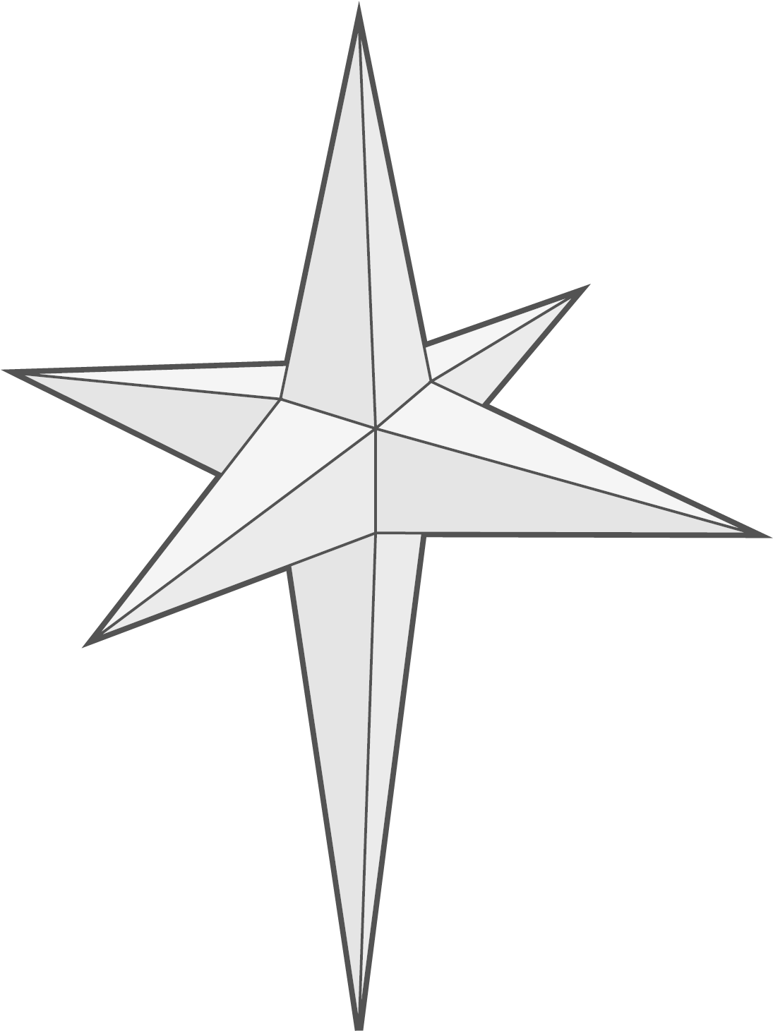 Clip Download North At Getdrawings Com Free For Personal - Moravian Star (1115x1500), Png Download