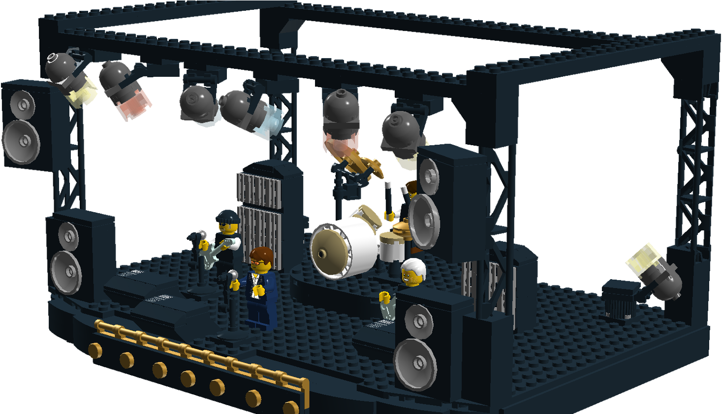 Rock Concert - Lego Rock Concert (1600x840), Png Download
