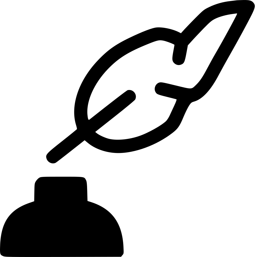 Png File - Quill (981x988), Png Download