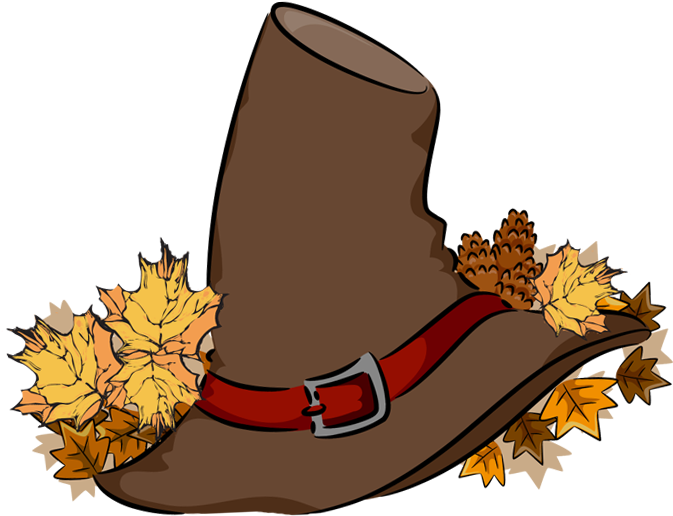 28 Collection Of Thanksgiving Pilgrim Hat - Thanksgiving Hat Clip Art (600x519), Png Download