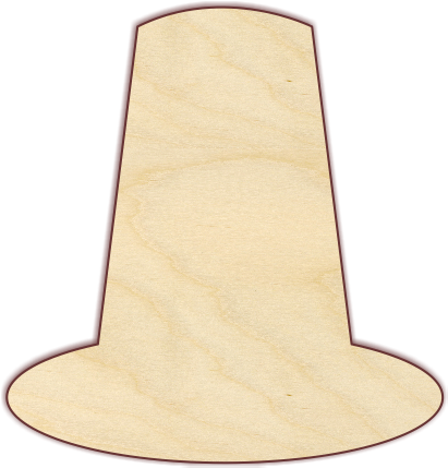 Pilgrim Hat - Wood (433x433), Png Download