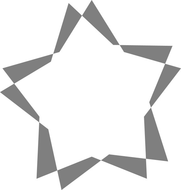 Amazingtlm Gray Star - Portable Network Graphics (577x606), Png Download