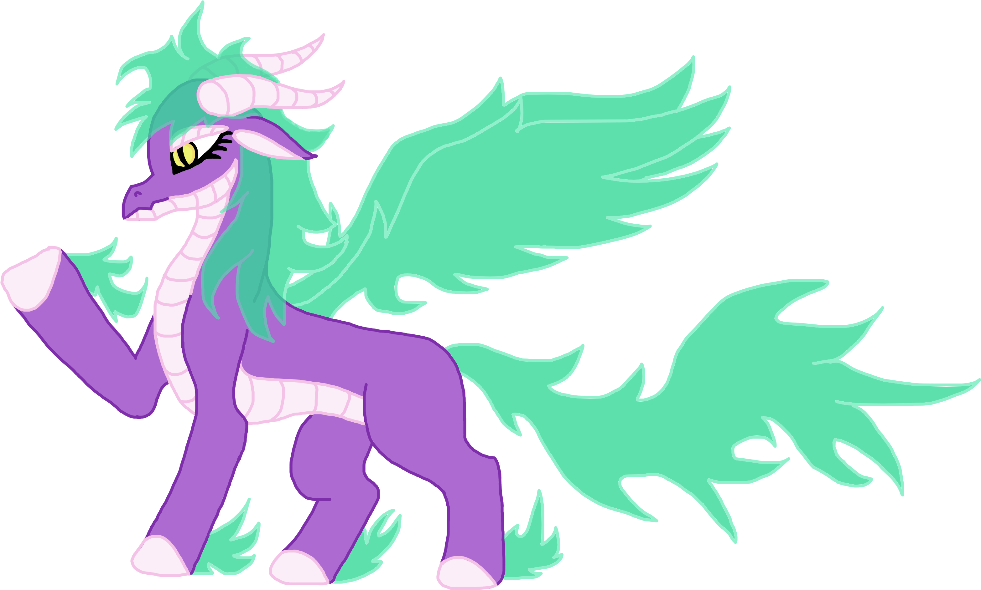 Emerald-flame - Cartoon (3264x2448), Png Download