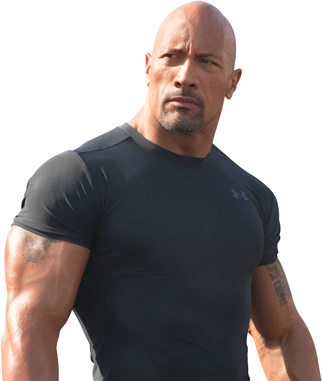 Dwayne Johnson Download Png - Tom Cruise And Dwayne Johnson (800x800), Png Download
