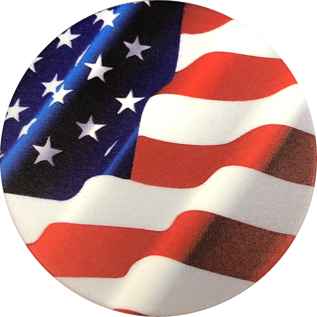 American Flag Waving Usa Fun Pop - American Flag Coin Bag/purse/pouch (1024x1024), Png Download