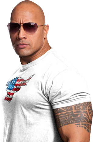 Dwayne Douglas Johnson, Mais Conhecido Como Dwayne - Dwayne Johnson White Background (306x466), Png Download