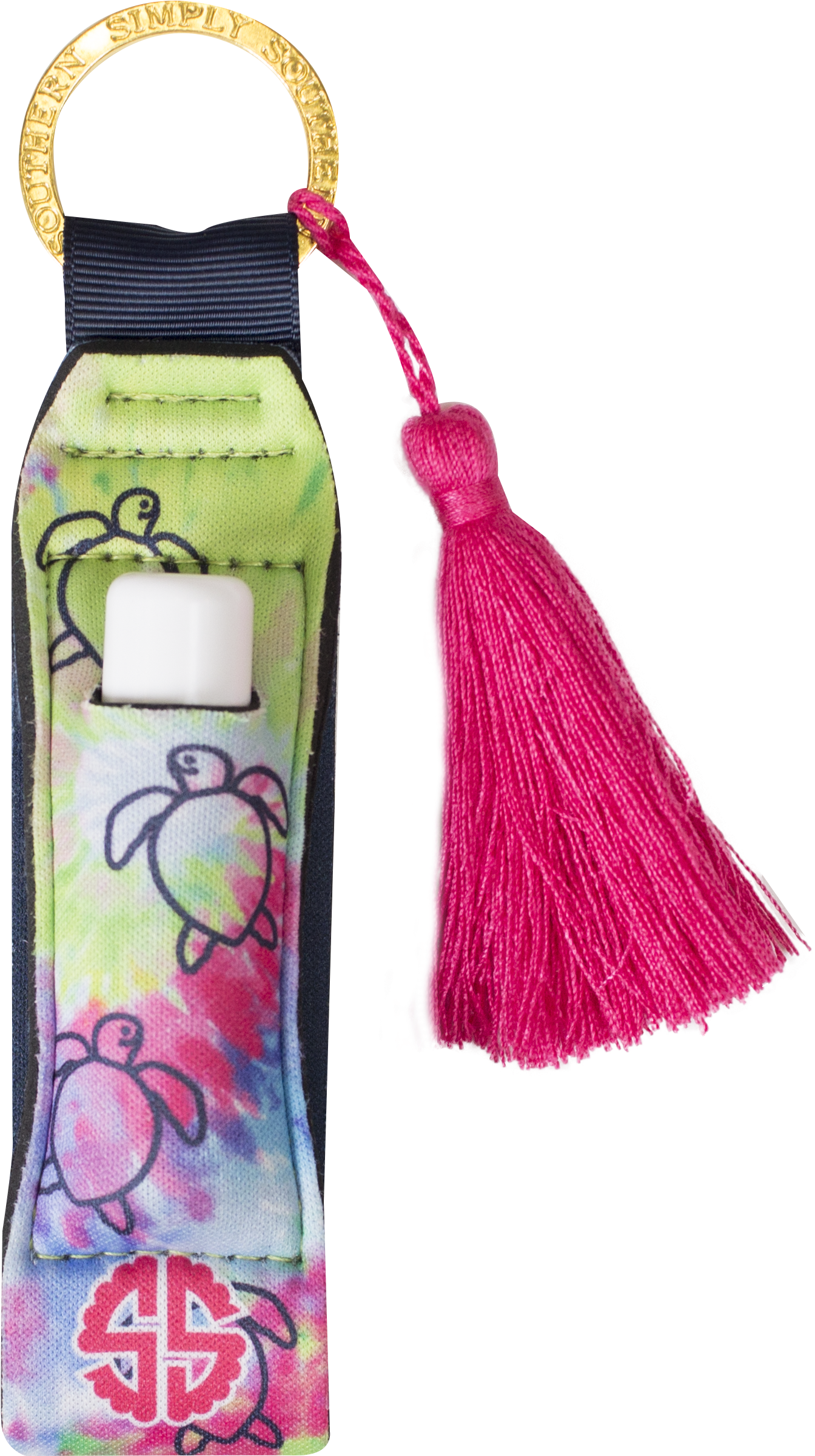 Printed Lip Balm Key Fobs By Simply Southern - Chapstick (1399x2442), Png Download