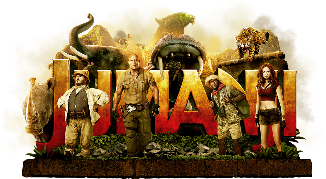 With The Seasonal Release Of The New Jumanji Movie, - Jumanji Welcome To The Jungle Png (1114x614), Png Download