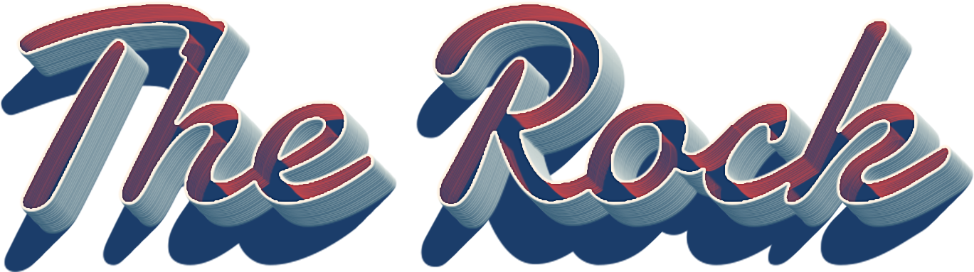 The Rock 3d Letter Png Name - Rock Name Png (1868x560), Png Download