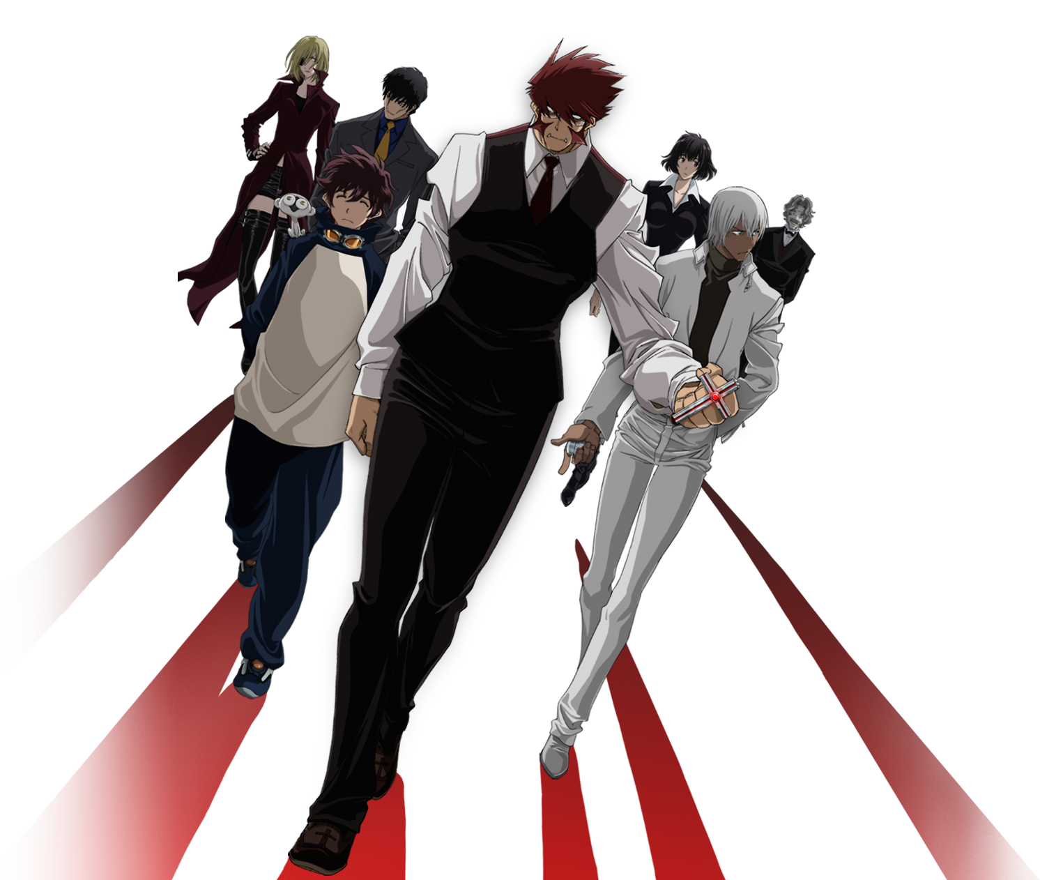 Chara - Kekkai Sensen Vol.1-12 End(dvd) (english Subtitle) (1492x1262), Png Download