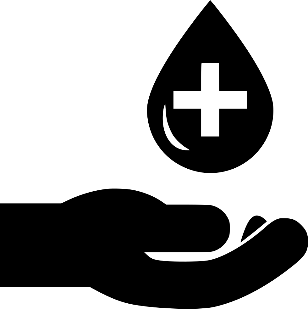 Blood Donation Hand Transfusion - Blood Donation Free Icons (980x982), Png Download