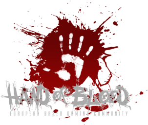 [hob] Hand Of Blood Is A Wvw Focused Guild, With A - Hand Of Blood Logo (500x359), Png Download