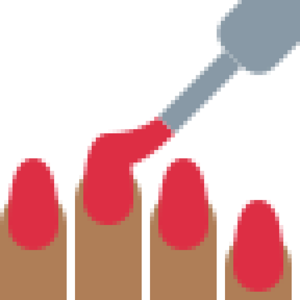 Dwayne Johnson's 5 Month Old Daughter Tiana Poops While - Cartoon Nail Polish Png (1024x1024), Png Download