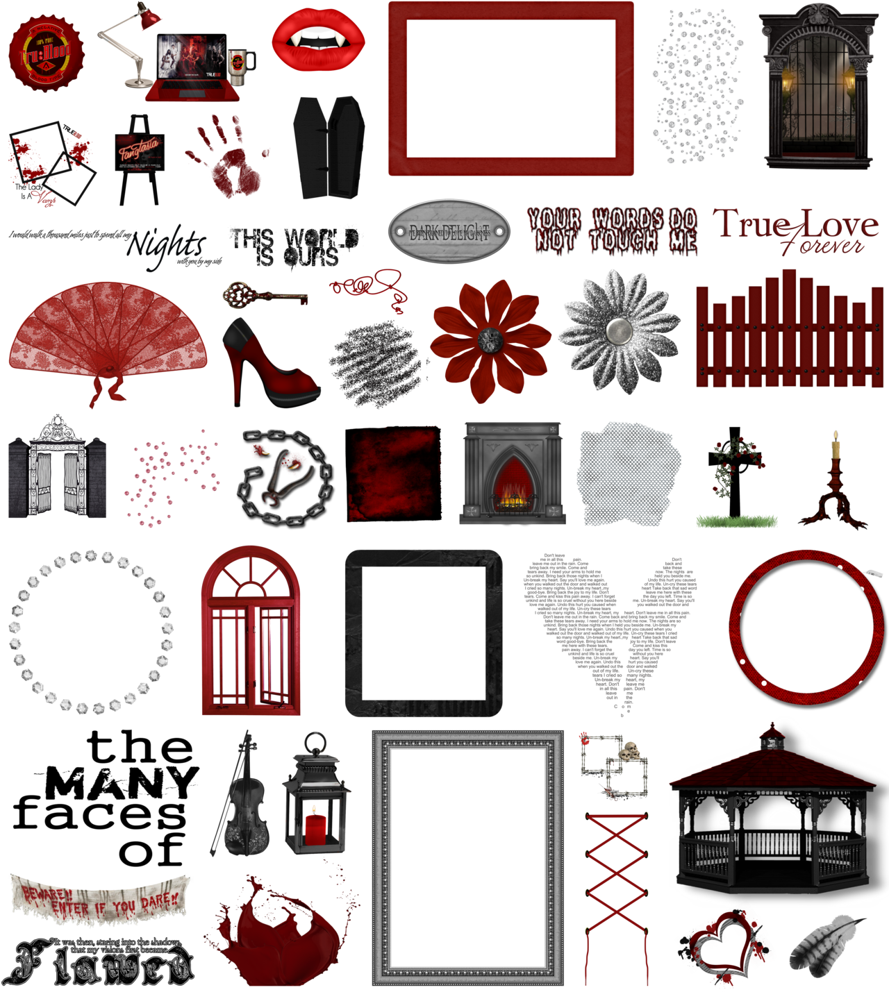 True Clipart The Word - Vampire (1280x1449), Png Download