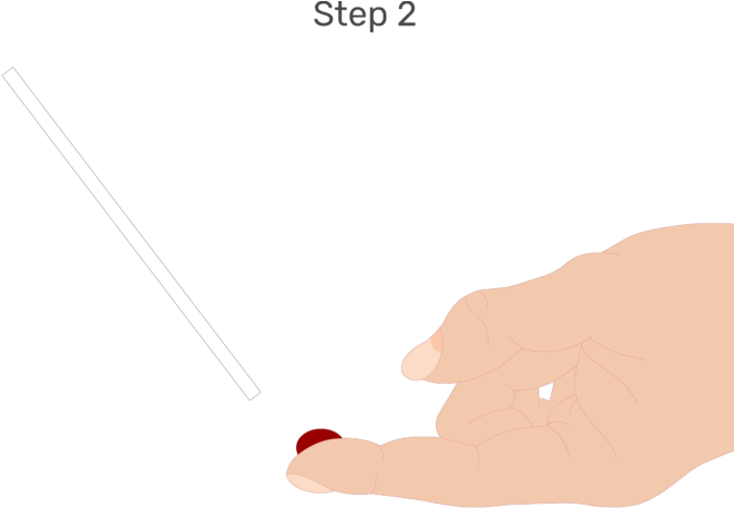 Animation Of The Blood Being Drawn Into A Heparinized - Blood (666x550), Png Download