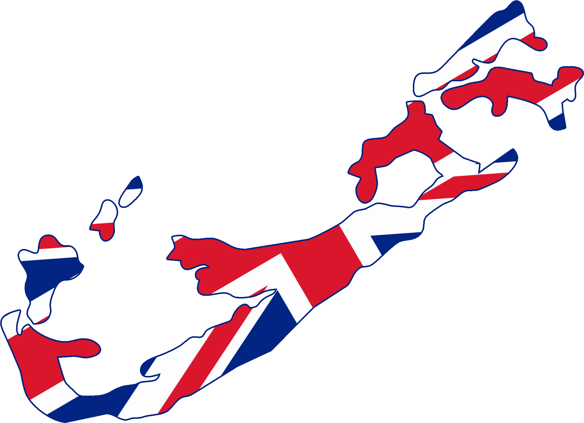Flag Map Of Bermuda - Bermuda Map Png (2000x1482), Png Download