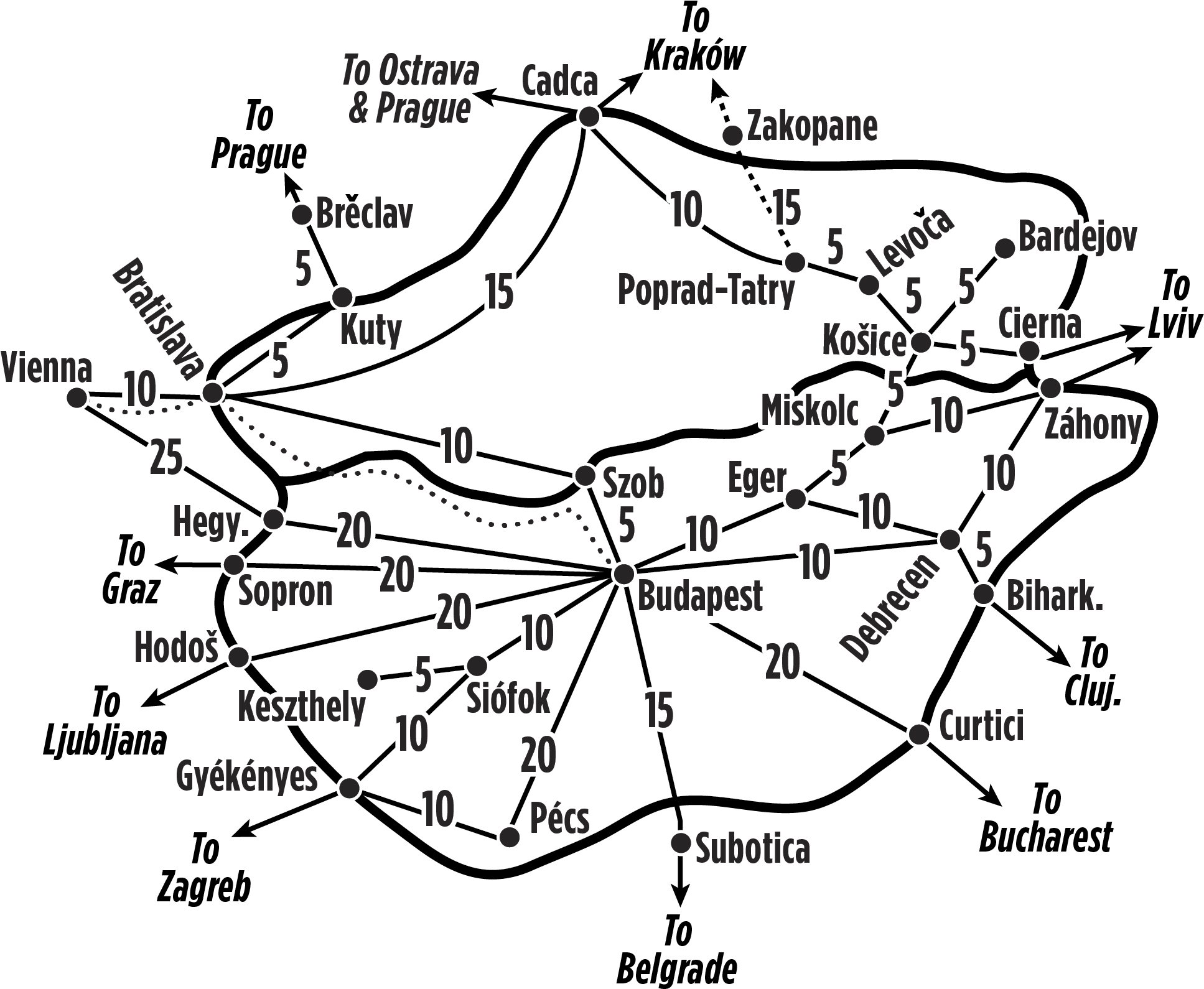 Map Shows Approximate Costs, In $us, For One Way, Second - Diagram (2000x1643), Png Download