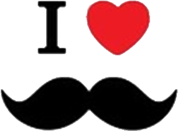 Moustache Clipart Mooch - Love Mustache (1022x833), Png Download