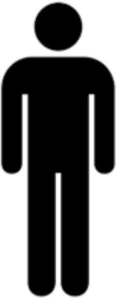 A Picture Of A Black Guy - Person Icon Black (598x600), Png Download