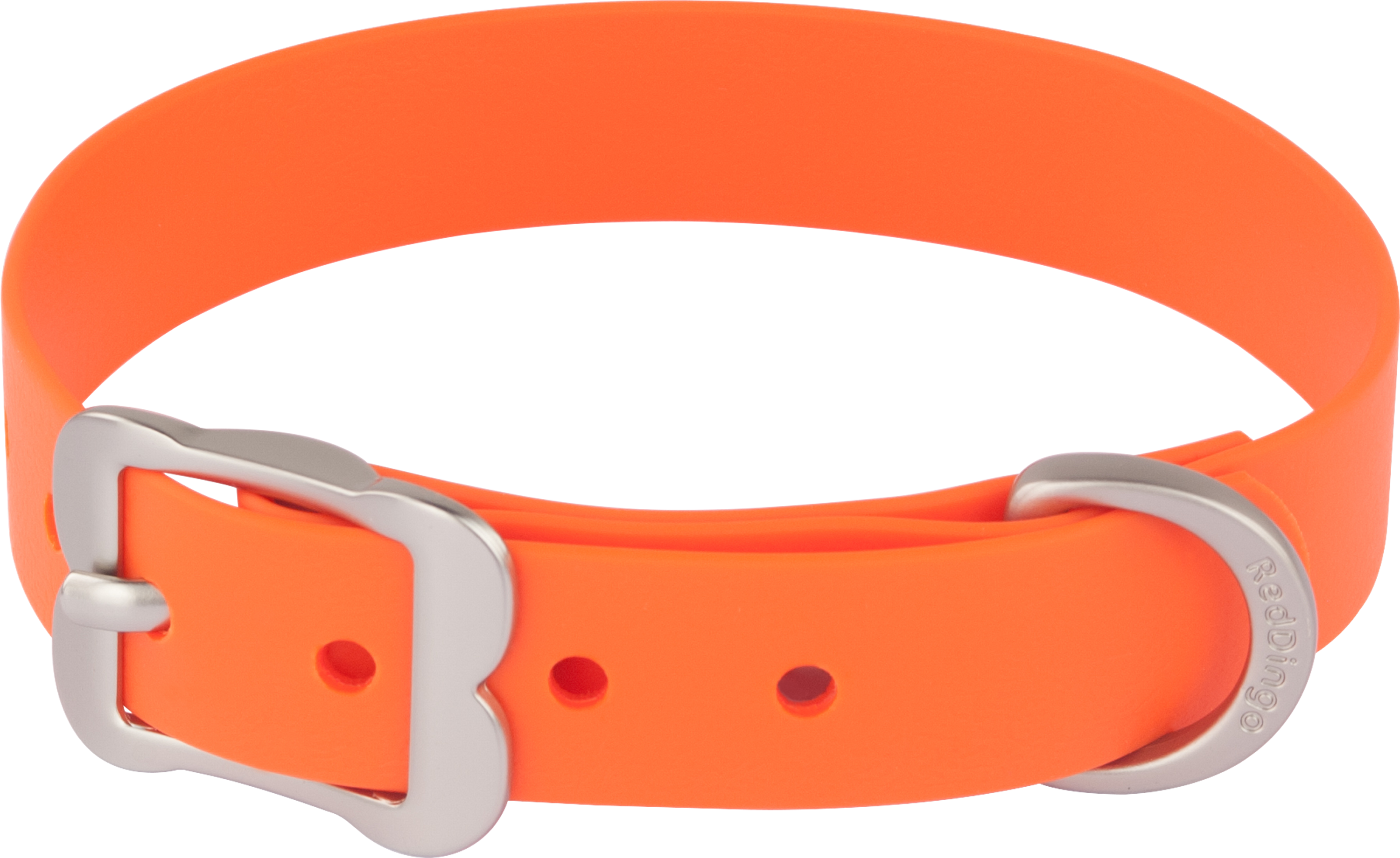 Red Dingo Dog Collar Vivid Pvc Orange Dc Vi Or Clip - Red Dingo Vivid Pvc Dog Collar, Medium, Orange (3000x1840), Png Download