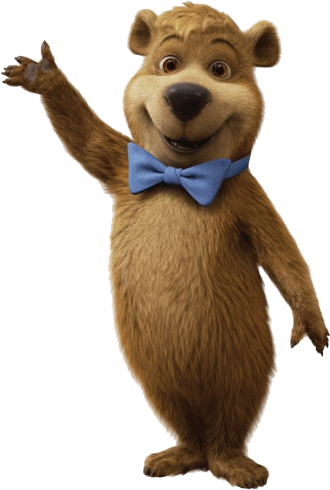 Cartoon Bear - Boo Boo Bear (340x500), Png Download