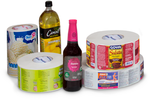 Etiquetas Autoadheribles - Bottle (520x360), Png Download